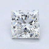 2.5 Carat PRINCESS - Natural Diamond - 2.51 - E - SI2 - VG - EX - VG - Diamonds By Rothschild