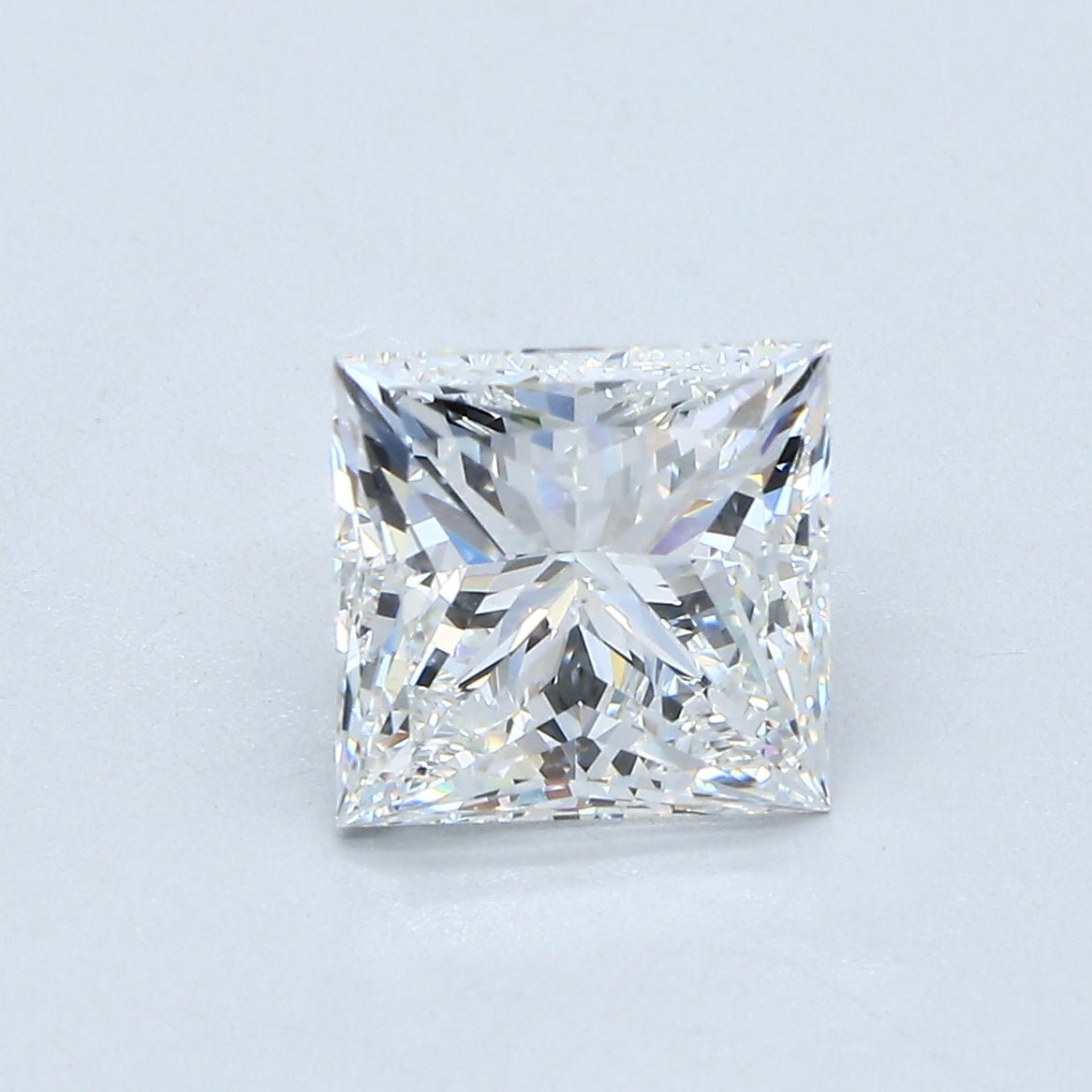 2.5 Carat Princess - Natural Diamond - 2.51 - G - SI1 - EX - EX - Diamonds By Rothschild