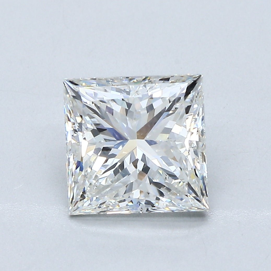 2.5 Carat Princess - Natural Diamond - 2.51 - H - SI1 - EX - EX - Diamonds By Rothschild