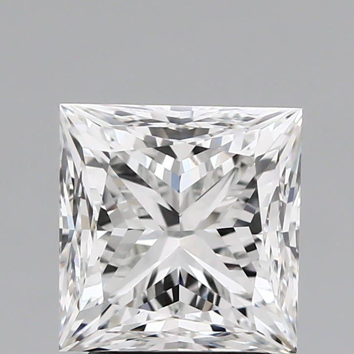 2.5 Carat Princess - Natural Diamond - 2.51 - H - VVS2 - VG - EX - VG - Diamonds By Rothschild