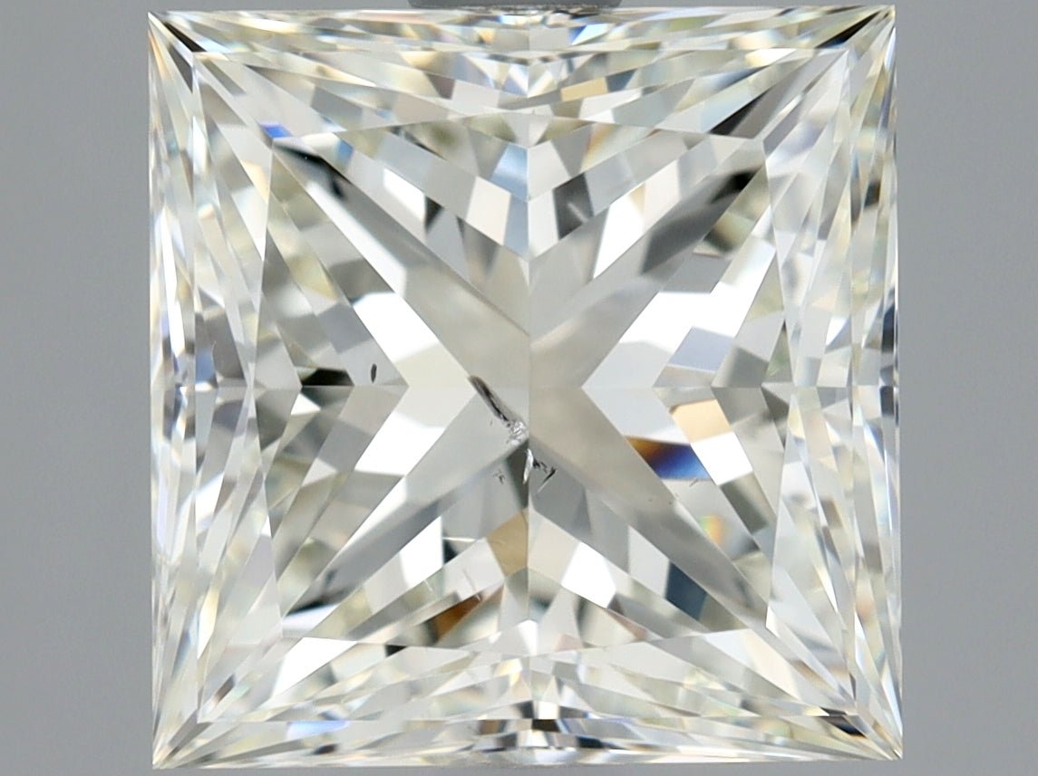 2.5 Carat Princess - Natural Diamond - 2.52 - J - SI1 - EX - EX - Diamonds By Rothschild