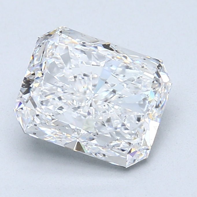 2.5 Carat Radiant Cut Natural Diamond - E SI2 - 2.5ct - VG Cut Grade - Diamonds By Rothschild