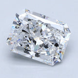 2.5 Carat Radiant - Natural Diamond - 2.5 - D - Very Slightly Included - EX - EX - VG - Diamonds By Rothschild