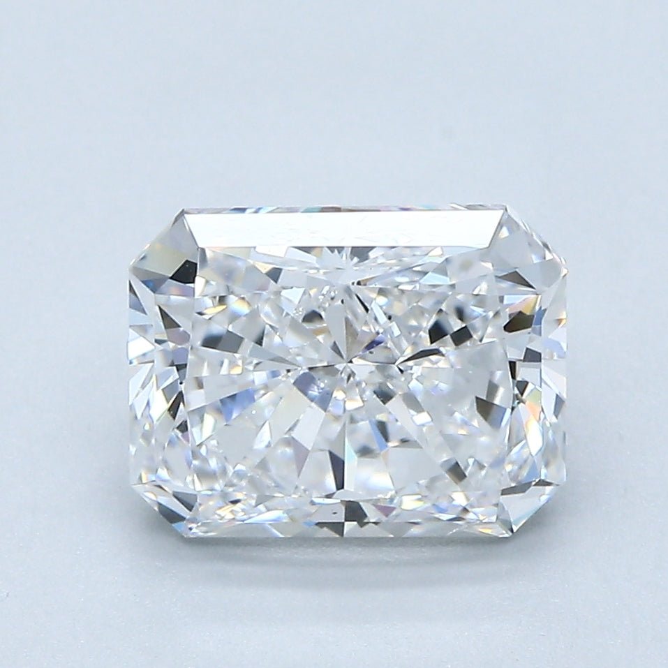 2.5 Carat Radiant - Natural Diamond - 2.5 - E - SI1 - EX - EX - Diamonds By Rothschild