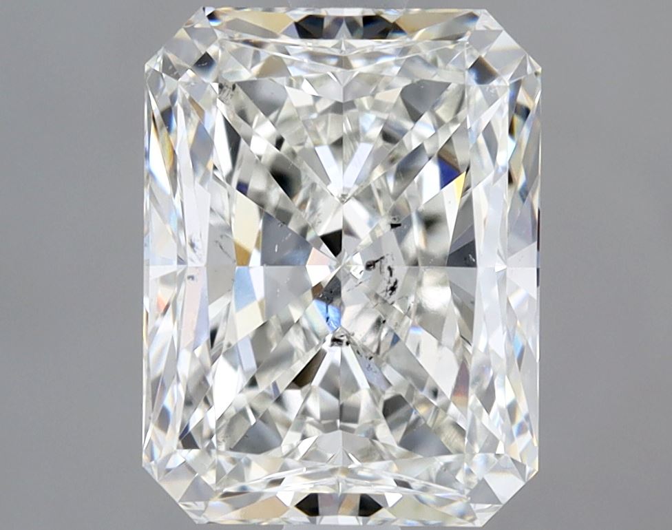 2.5 Carat Radiant - Natural Diamond - 2.52 - H - SI2 - EX - EX - Diamonds By Rothschild
