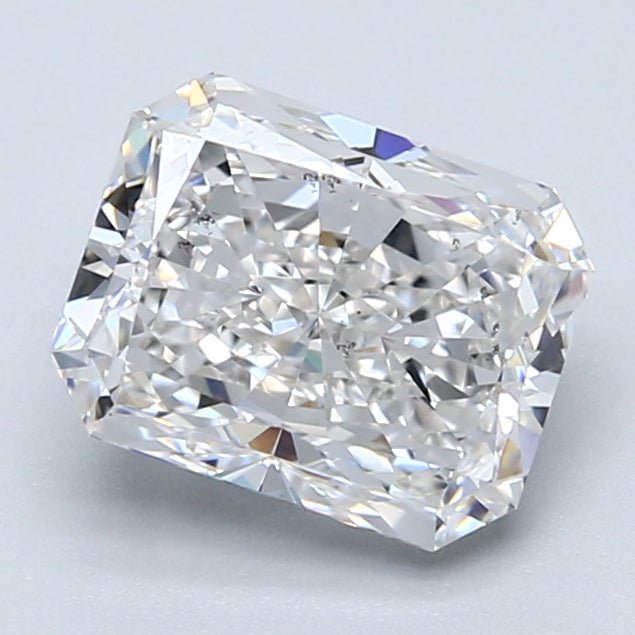 2.5 Carat Radiant - Natural Diamond - 2.61 - F - VS2 - VG - EX - EX - Diamonds By Rothschild