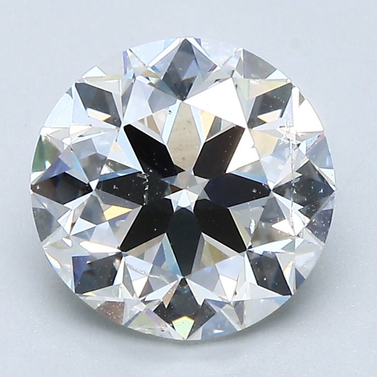 2.5 Carat Round Cut Natural Diamond - H SI2 - 2.5ct - VG Cut Grade - Diamonds By Rothschild