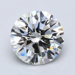 2.5 Carat Round Cut Natural Diamond - H VS1 - 2.52ct - VG Cut Grade - Diamonds By Rothschild