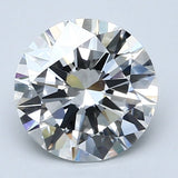2.5 Carat Round - Natural Diamond - 2.4 - F - VS1 - EX - EX - EX - Diamonds By Rothschild