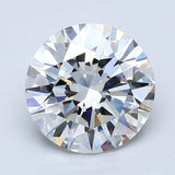 2.5 Carat Round - Natural Diamond - 2.4 - F - VVS1 - EX - EX - EX - Diamonds By Rothschild