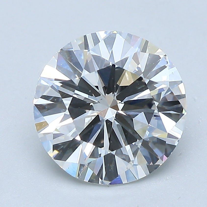 2.5 Carat Round - Natural Diamond - 2.4 - G - SI1 - G - G - G - Diamonds By Rothschild
