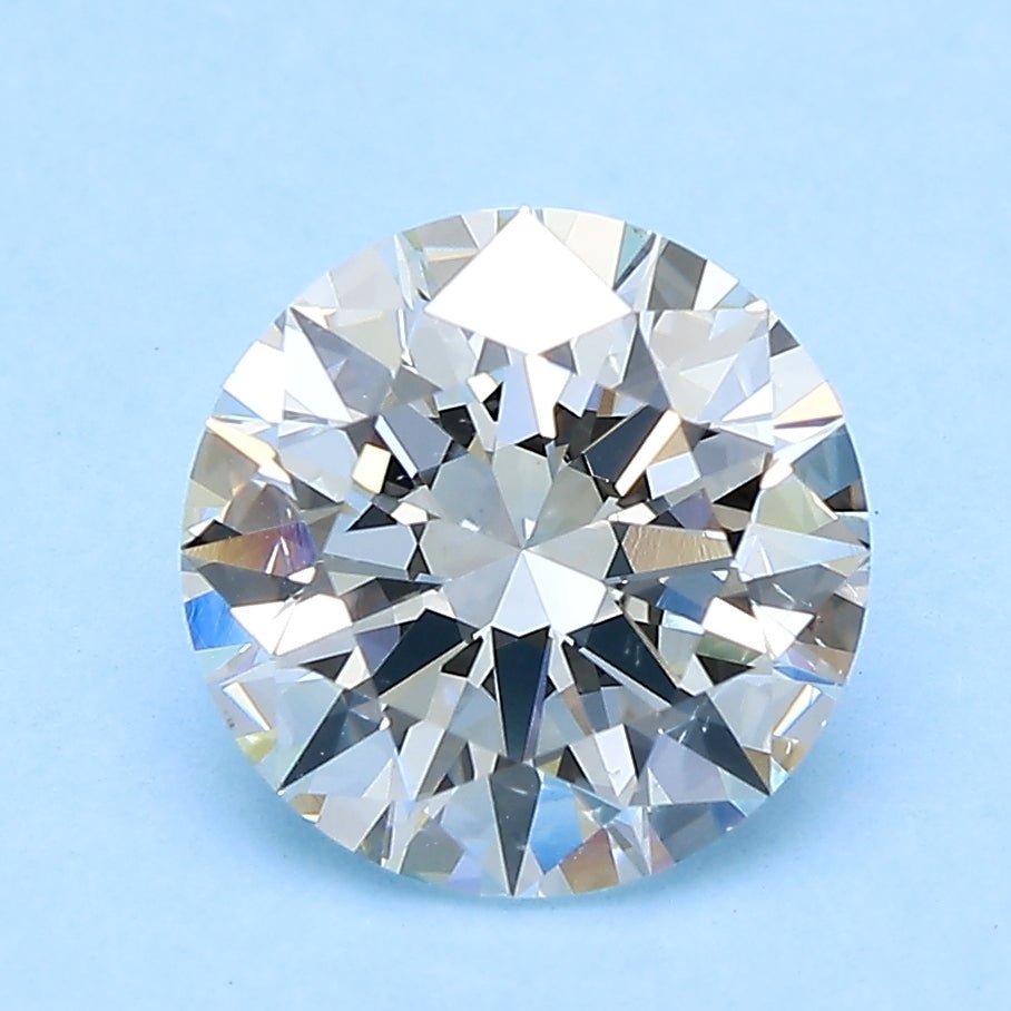2.5 Carat Round - Natural Diamond - 2.4 - H - VS2 - EX - EX - EX - Diamonds By Rothschild
