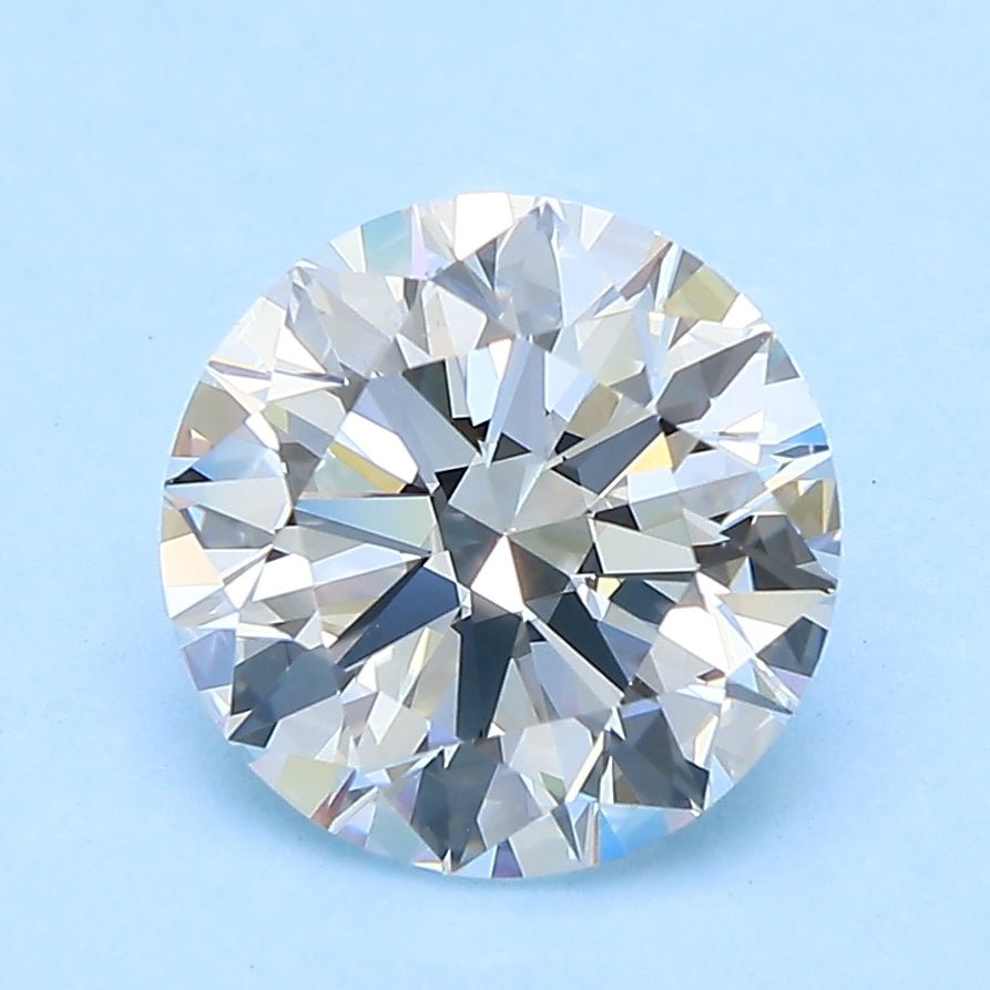 2.5 Carat Round - Natural Diamond - 2.41 - H - VS2 - EX - EX - EX - Diamonds By Rothschild