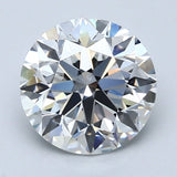 2.5 Carat Round - Natural Diamond - 2.5 - E - SI1 - EX - EX - EX - Diamonds By Rothschild