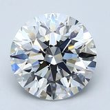 2.5 Carat Round - Natural Diamond - 2.5 - E - VS1 - EX - EX - EX - Diamonds By Rothschild