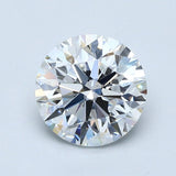 2.5 Carat Round - Natural Diamond - 2.5 - E - VS1 - EX - VG - EX - Diamonds By Rothschild