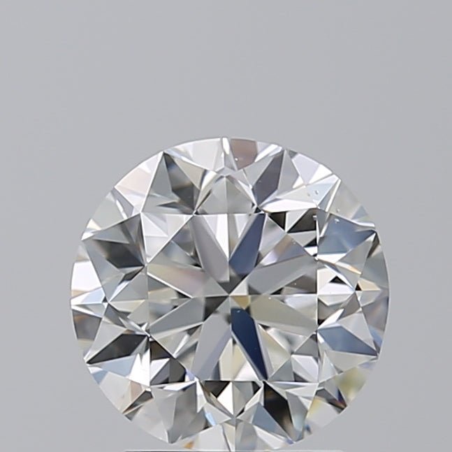 2.5 Carat Round - Natural Diamond - 2.5 - F - VS2 - VG - EX - VG - Diamonds By Rothschild