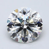 2.5 Carat Round - Natural Diamond - 2.5 - G - SI1 - EX - EX - EX - Diamonds By Rothschild