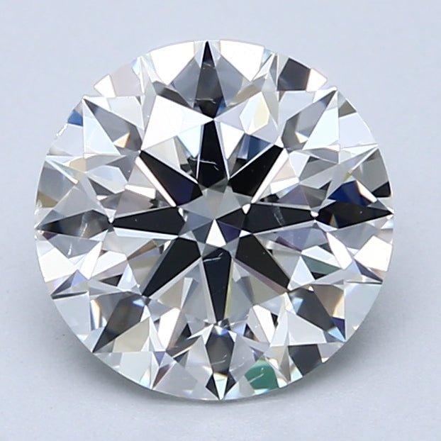 2.5 Carat Round - Natural Diamond - 2.5 - G - SI1 - EX - EX - EX - Diamonds By Rothschild