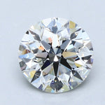 2.5 Carat Round - Natural Diamond - 2.5 - G - SI1 - EX - EX - EX - Diamonds By Rothschild