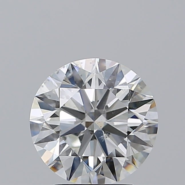 2.5 Carat Round - Natural Diamond - 2.5 - G - SI2 - EX - EX - EX - Diamonds By Rothschild