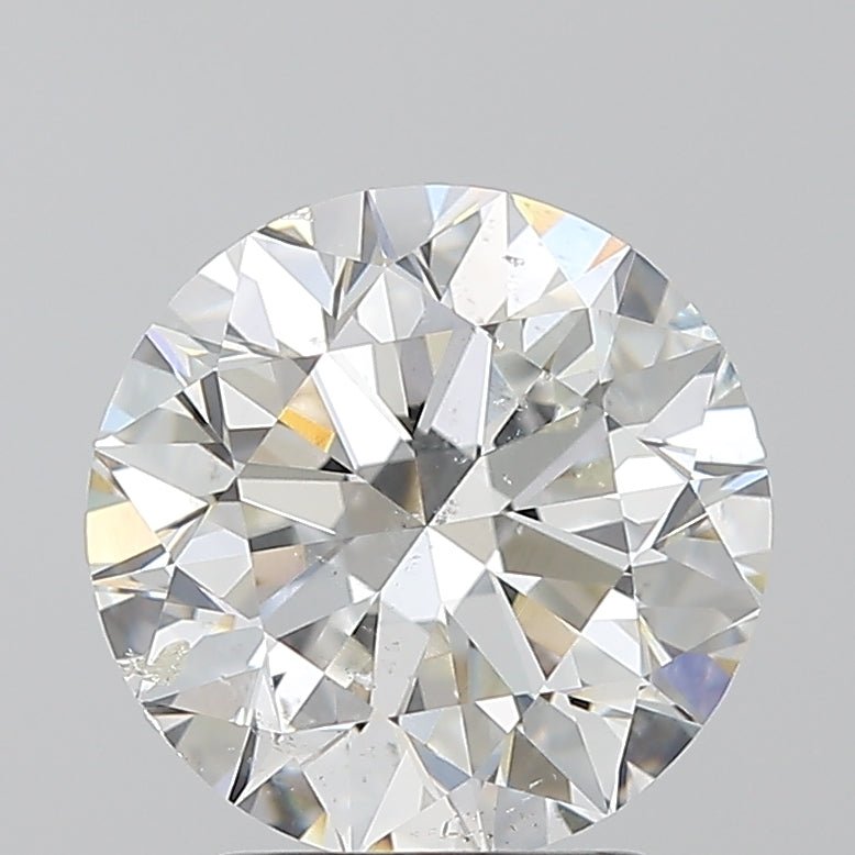 2.5 Carat Round - Natural Diamond - 2.5 - G - SI2 - EX - EX - EX - Diamonds By Rothschild