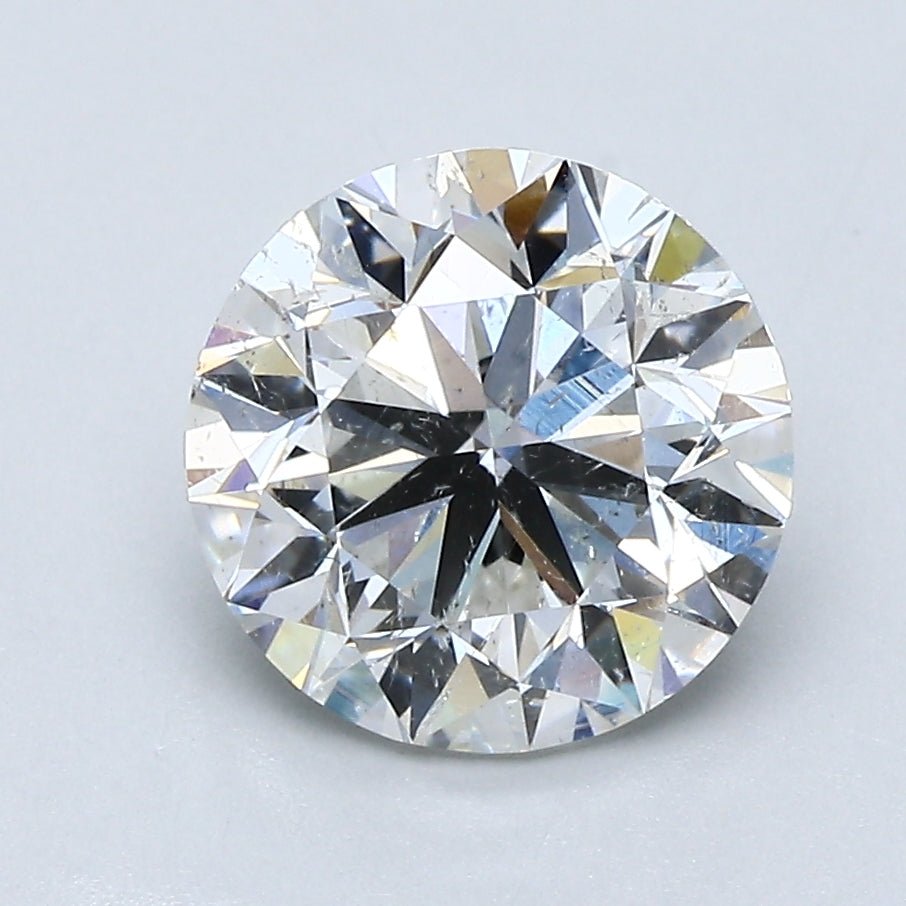 2.5 Carat Round - Natural Diamond - 2.5 - G - SI2 - VG - VG - VG - Diamonds By Rothschild