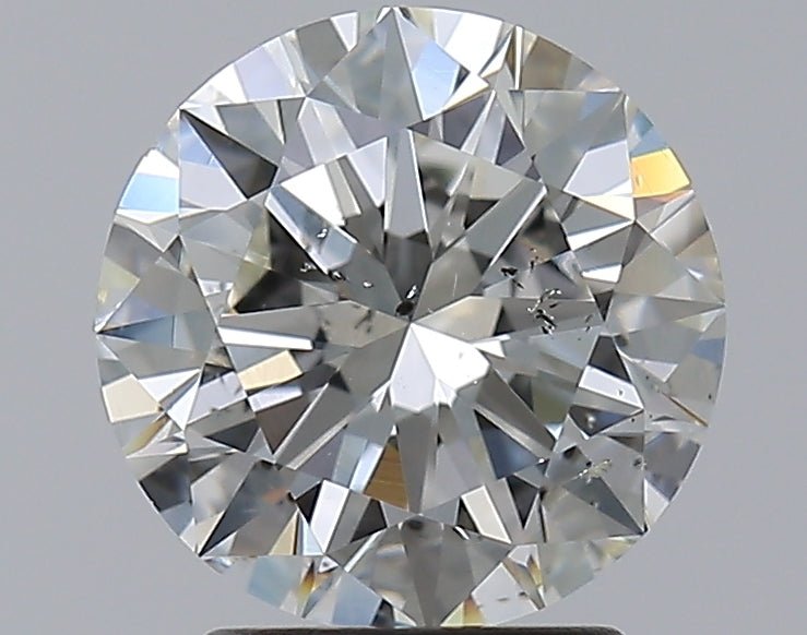 2.5 Carat Round - Natural Diamond - 2.5 - H - SI1 - EX - EX - EX - Diamonds By Rothschild