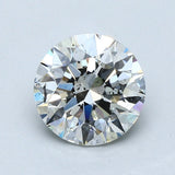 2.5 Carat Round - Natural Diamond - 2.5 - H - SI2 - EX - EX - EX - Diamonds By Rothschild