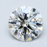 2.5 Carat Round - Natural Diamond - 2.5 - H - SI2 - EX - EX - VG - Diamonds By Rothschild
