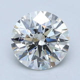 2.5 Carat Round - Natural Diamond - 2.5 - H - VS2 - EX - EX - EX - Diamonds By Rothschild