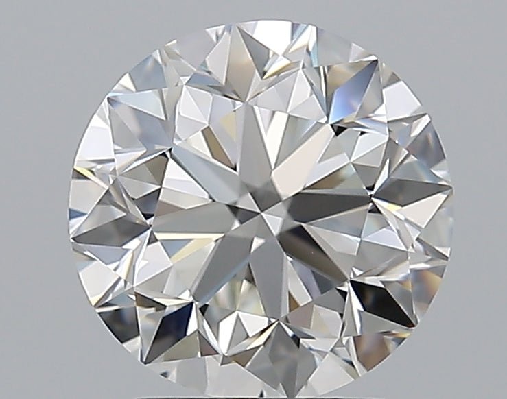 2.5 Carat Round - Natural Diamond - 2.5 - H - VVS1 - VG - EX - VG - Diamonds By Rothschild