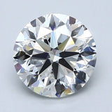 2.5 Carat Round - Natural Diamond - 2.5 - I - VS2 - EX - EX - EX - Diamonds By Rothschild