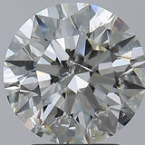 2.5 Carat Round - Natural Diamond - 2.5 - J - SI2 - EX - EX - EX - Diamonds By Rothschild