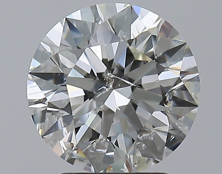 2.5 Carat Round - Natural Diamond - 2.5 - J - SI2 - EX - EX - EX - Diamonds By Rothschild