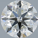 2.5 Carat Round - Natural Diamond - 2.5 - J - SI2 - VG - EX - VG - Diamonds By Rothschild