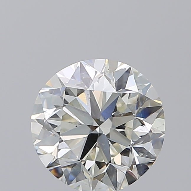 2.5 Carat Round - Natural Diamond - 2.5 - J - SI2 - VG - EX - VG - Diamonds By Rothschild