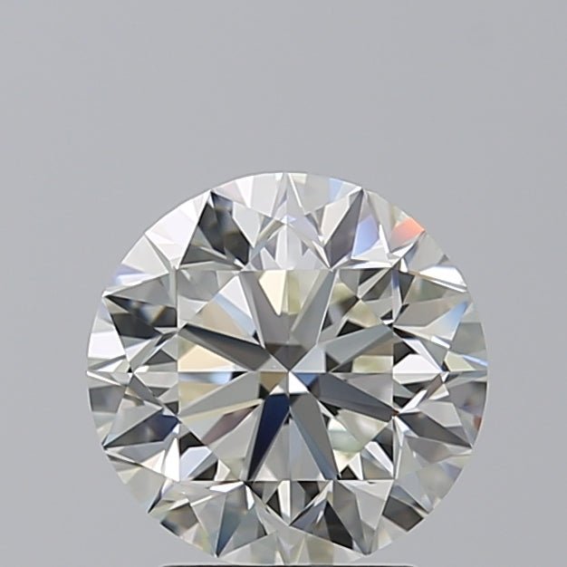 2.5 Carat Round - Natural Diamond - 2.5 - J - VS1 - VG - EX - VG - Diamonds By Rothschild
