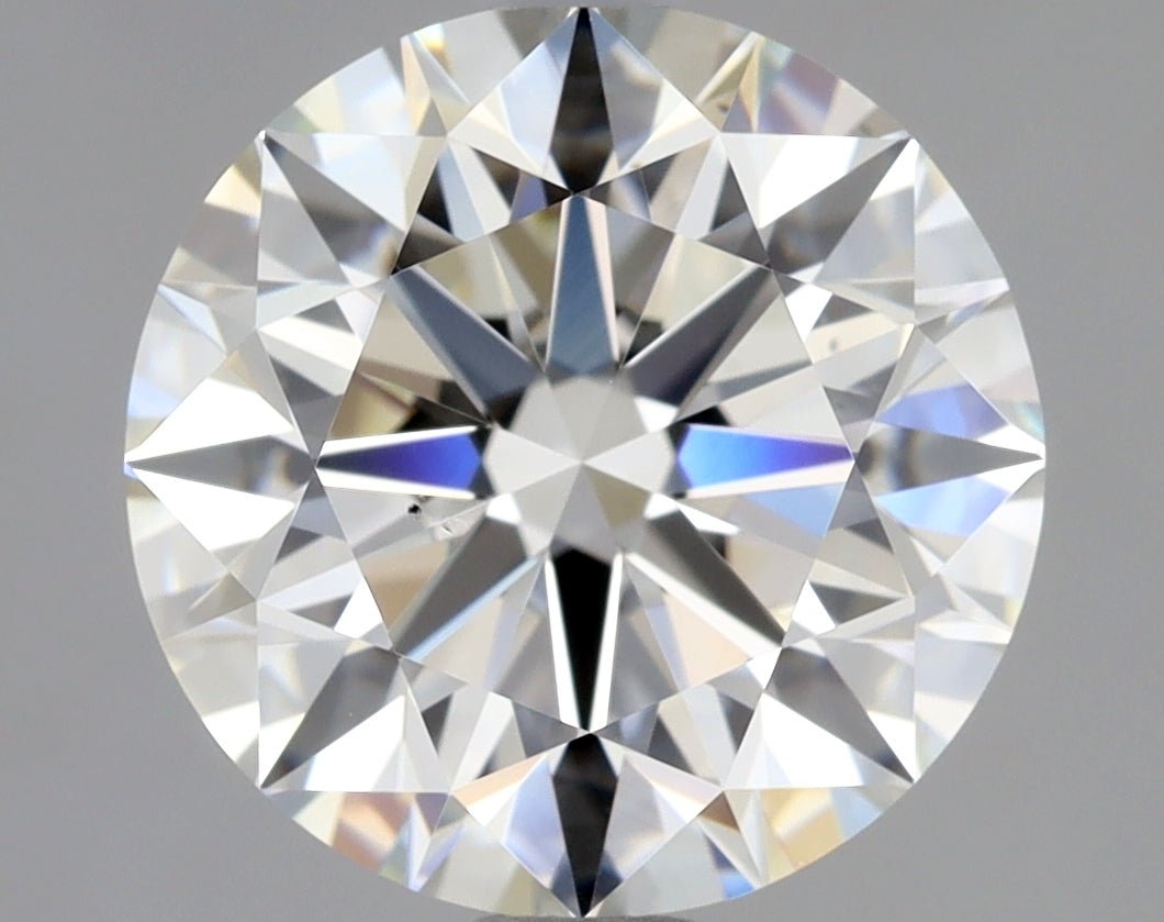 2.5 Carat Round - Natural Diamond - 2.5 - J - VS2 - EX - EX - EX - Diamonds By Rothschild
