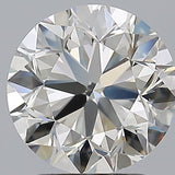 2.5 Carat Round - Natural Diamond - 2.5 - J - VS2 - VG - EX - VG - Diamonds By Rothschild