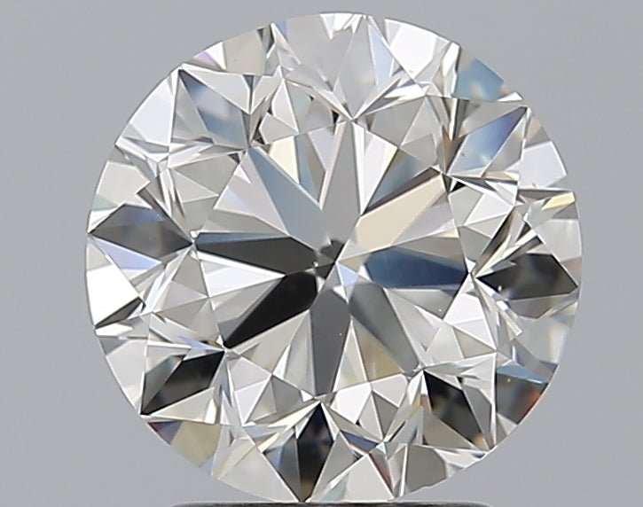 2.5 Carat Round - Natural Diamond - 2.5 - J - VS2 - VG - EX - VG - Diamonds By Rothschild