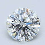 2.5 Carat Round - Natural Diamond - 2.51 - F - VS1 - EX - EX - EX - Diamonds By Rothschild