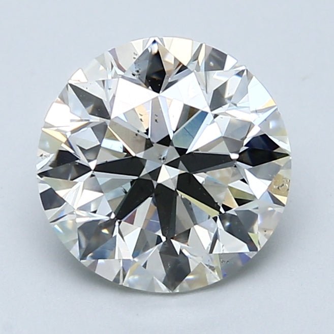 2.5 Carat Round - Natural Diamond - 2.51 - I - SI1 - EX - EX - EX - Diamonds By Rothschild