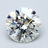 2.5 Carat Round - Natural Diamond - 2.51 - I - SI2 - EX - EX - EX - Diamonds By Rothschild
