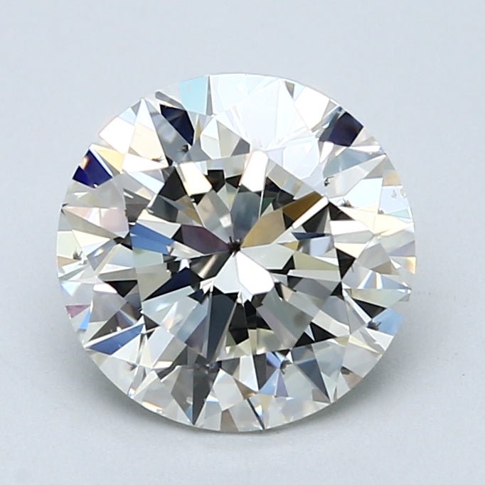 2.5 Carat Round - Natural Diamond - 2.51 - I - SI2 - EX - EX - EX - Diamonds By Rothschild