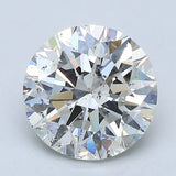 2.5 Carat Round - Natural Diamond - 2.51 - I - SI2 - EX - EX - EX - Diamonds By Rothschild
