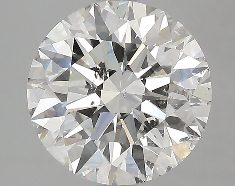2.5 Carat Round - Natural Diamond - 2.51 - I - SI2 - EX - EX - EX - Diamonds By Rothschild