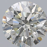 2.5 Carat Round - Natural Diamond - 2.51 - J - VS2 - EX - EX - EX - Diamonds By Rothschild