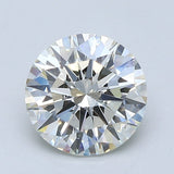 2.5 Carat Round - Natural Diamond - 2.51 - J - VS2 - EX - VG - EX - Diamonds By Rothschild