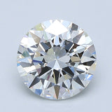2.5 Carat Round - Natural Diamond - 2.52 - G - VS1 - EX - EX - EX - Diamonds By Rothschild